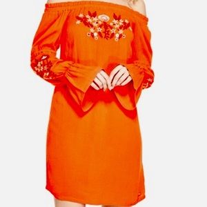 NWT Guess Presley Embroidered Dress